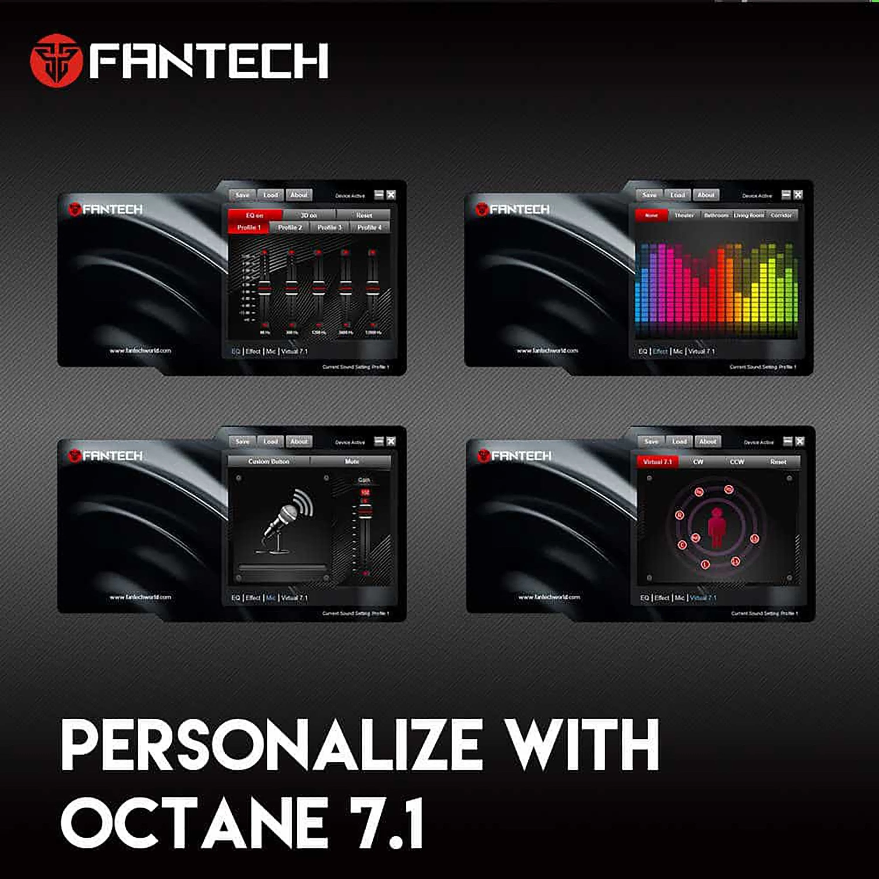 FANTECH HG23 OCTANE 7.1 WIRED GAMING HEADPHONE