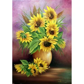 Flower  - Full Round Diamond - 30x40CM