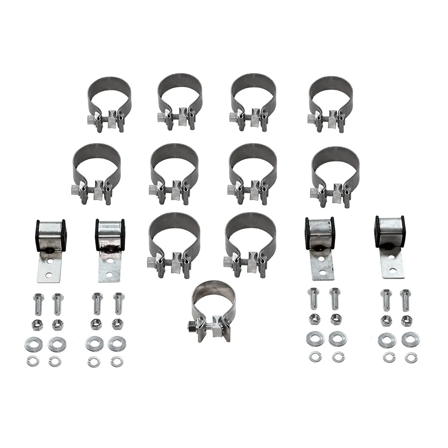 Flowmaster American Thunder Header-Back Exhaust System - 2-1/2 in Tailpipe - GM Fullsize Truck 1963-66