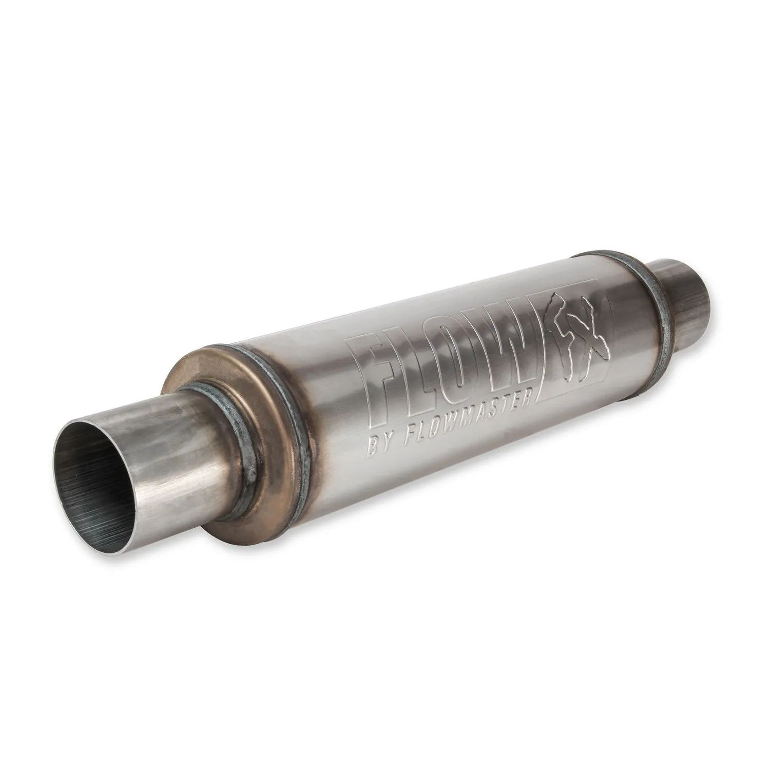 Flowmaster FlowFx Exhaust System - Cat-Back - 2-1/2" Diameter - Single Rear Exit - 3-1/2" Black Ceramic Tip - Stainless - Jeep Inline-6