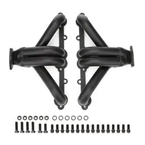 Flowtech Block Hugger Headers - Universal - SB Chevy 265/400 - 1.625" - 2.5" Collector - Black Paint