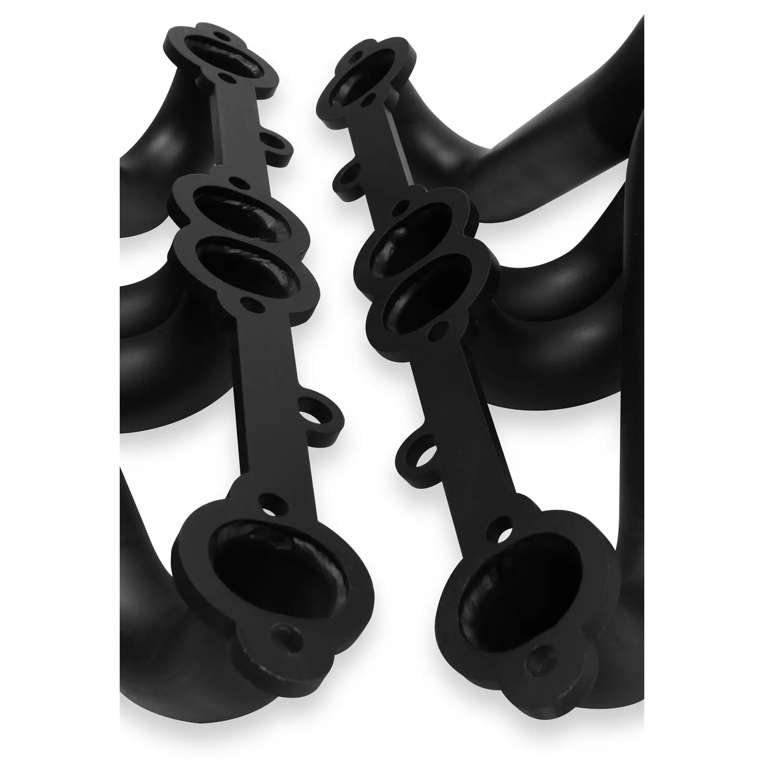 Flowtech Block Hugger Headers - Universal - SB Chevy 265/400 - 1.625" - 2.5" Collector - Black Paint