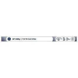 Fluorescent Light Bulb, T8, Cool White, 24-In., 18-Watts