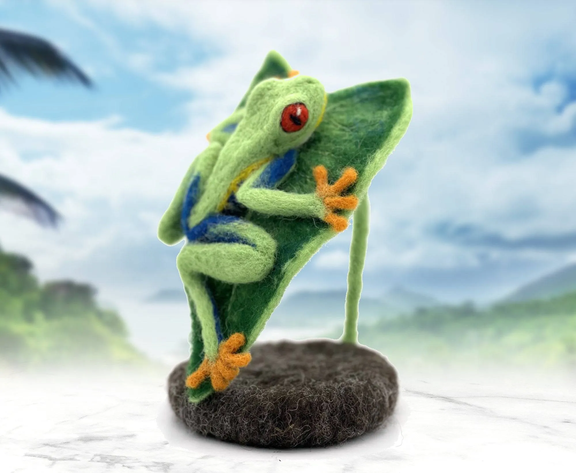 Fonzo the Frog | Needle Felting Kit