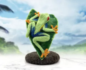 Fonzo the Frog | Needle Felting Kit