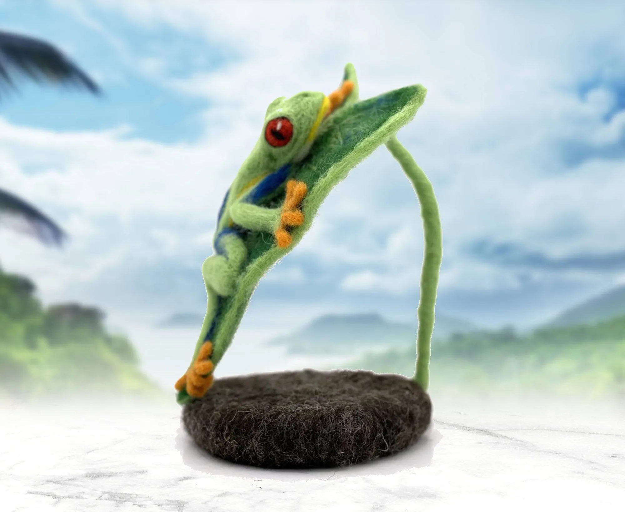 Fonzo the Frog | Needle Felting Kit