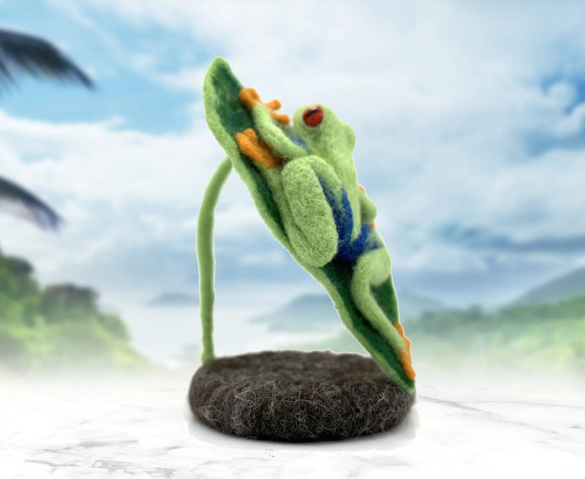 Fonzo the Frog | Needle Felting Kit