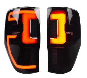 FORD RANGER & RAPTOR / LED REAR TAIL LIGHTS, TYPE - TOMAHAWK (2012-2022) ( FREE WORLDWIDE SHIPPING )