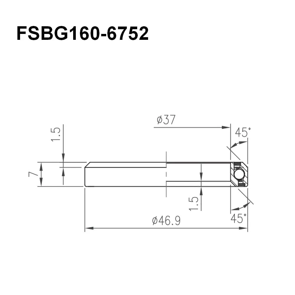 FSA HEADSET BEARING - GIANT OD2 (EACH)
