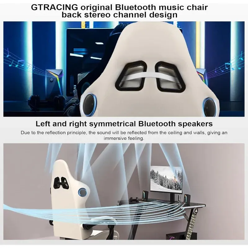 GameMaster Pro Ergonomic Gaming Chair with Bluetooth 5.1 Surround Sound
