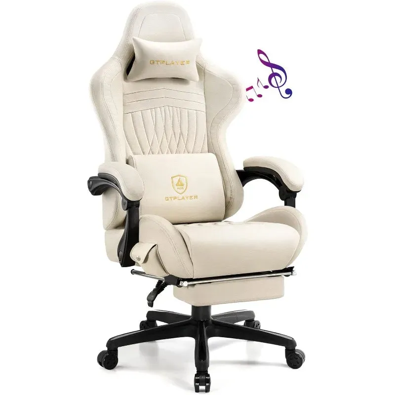 GameMaster Pro Ergonomic Gaming Chair with Bluetooth 5.1 Surround Sound