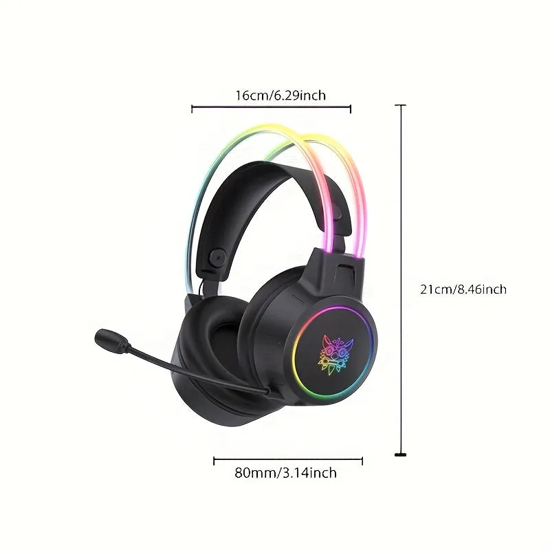 Gaming Headset RGB Aluminium Frame, Surround Sound