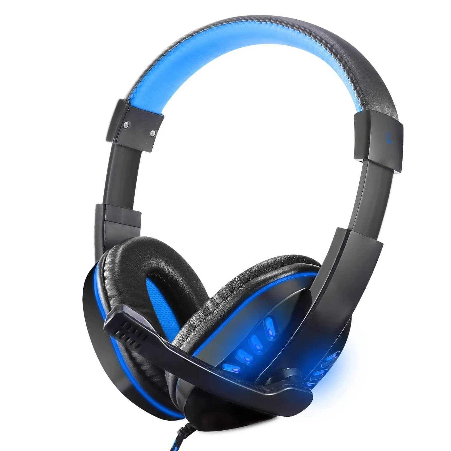 Gaming Headsets Stereo Noise Isolation Over Ear Headphone with LED Light
