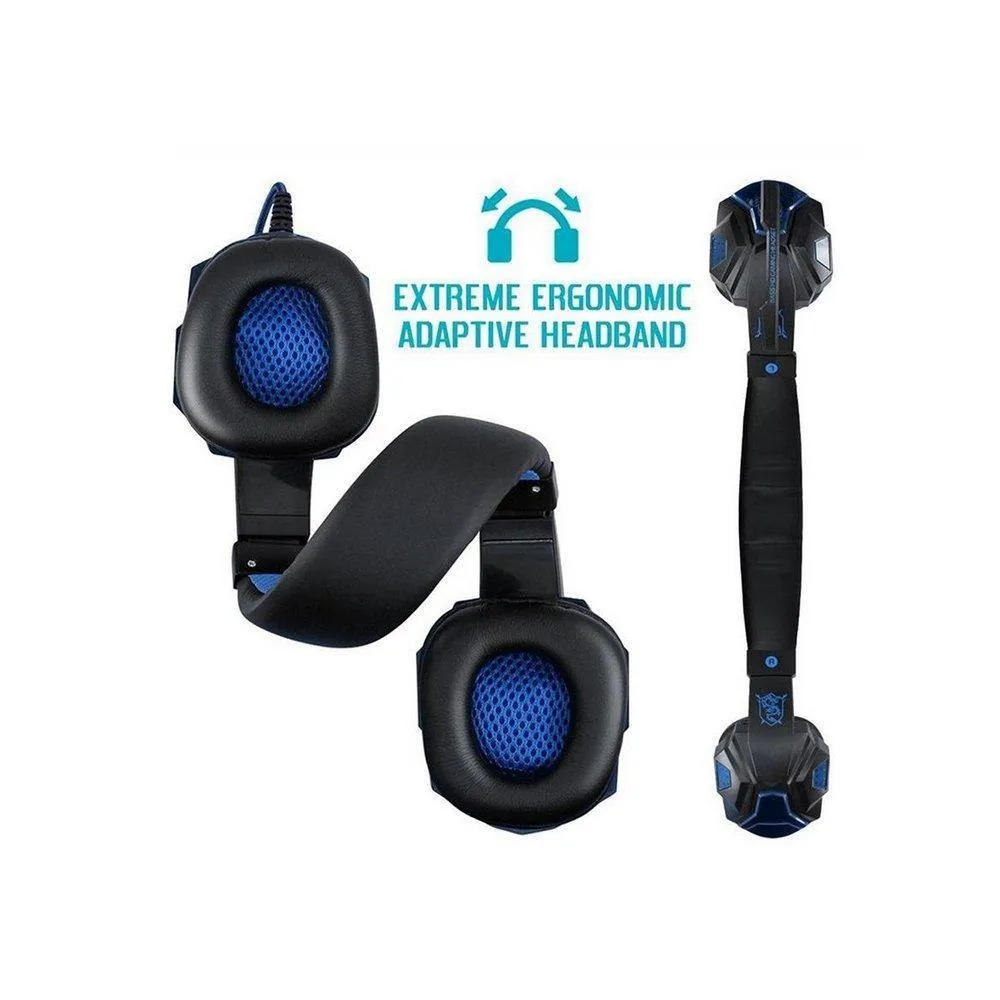 Gaming Light Mic Stereo Headphones Earphones Headsets 2.2M