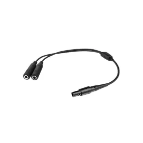 General Aviation (GA) Twin Plugs to Bose 6 Pin LEMO Adapter