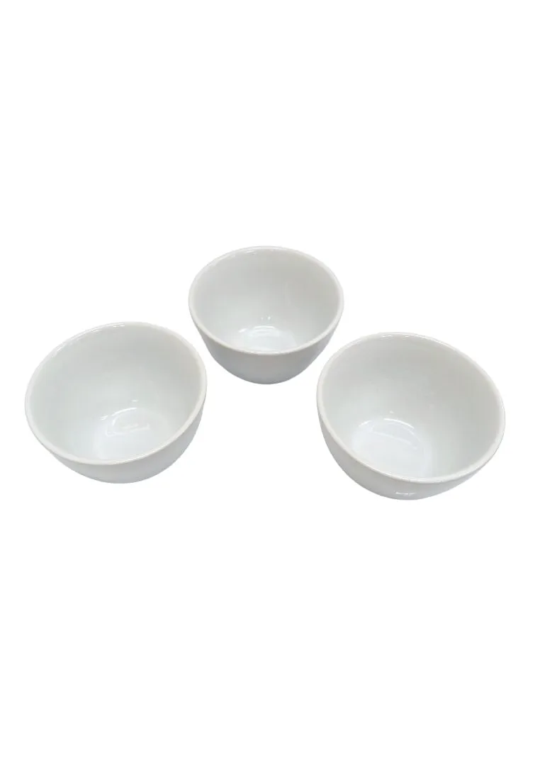 Gracious Dining by Gibson 4 Piece Stoneware Tidbit Dish Set with Metal Rack - Round