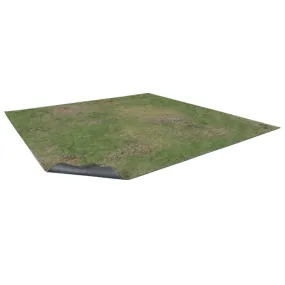 Grassy Fields Gaming Mat 3x3 - Grid