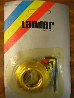 HEADSET LOCKING NUT FOR RALEIGH BURNER OLD SCHOOL LANDAR GENUINE 80's NOS GOLD