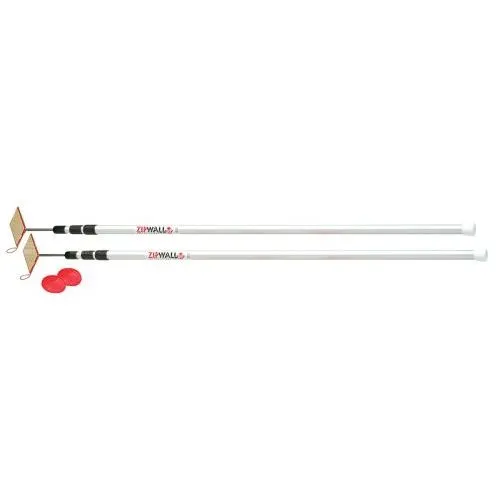 Heavy Duty Zipwall Telescopic Anodized Aluminium Pole Sets - 2, 4 & 6 Pole Kits