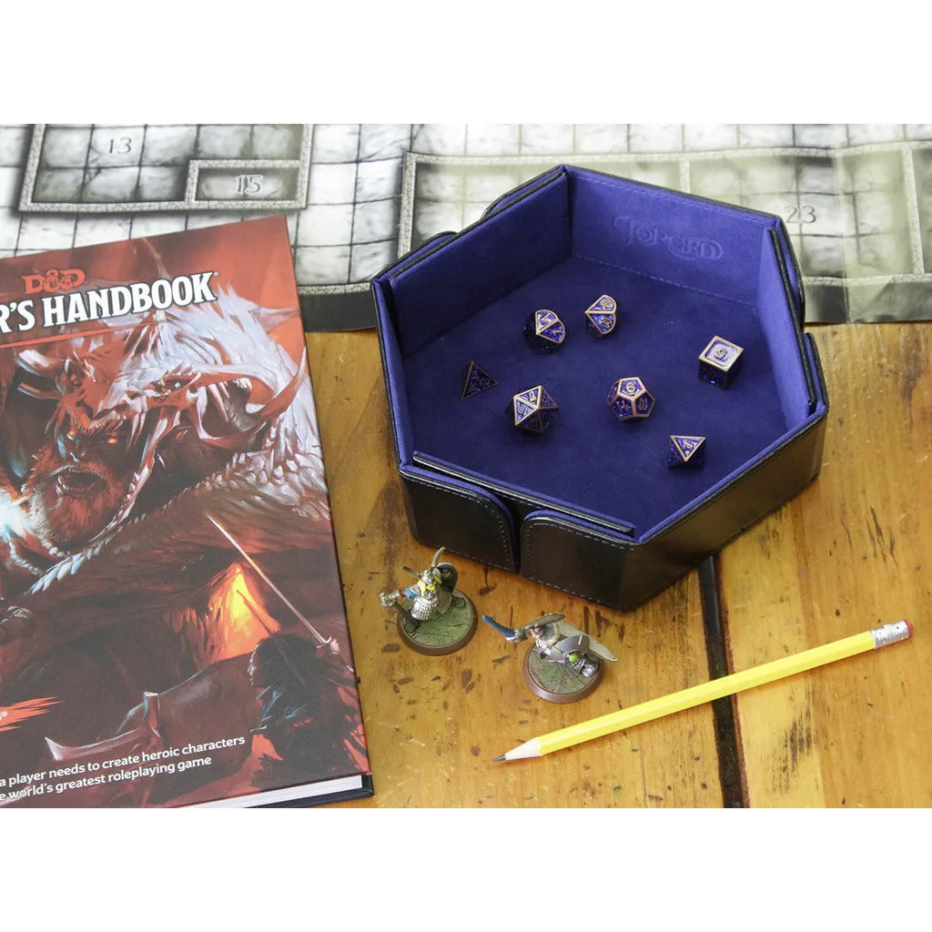 Hex Magnetic Folding Dice Tray
