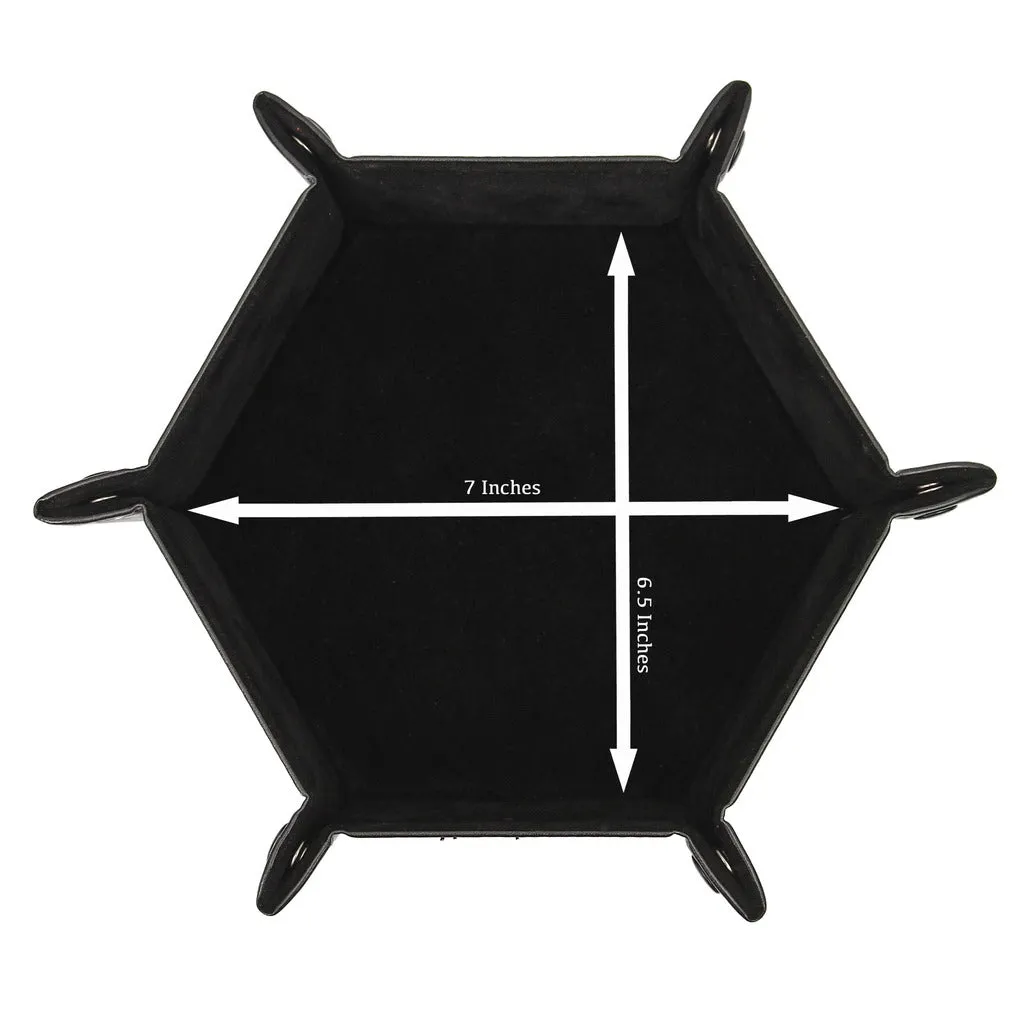 Hexagon Snap Folding Dice Tray