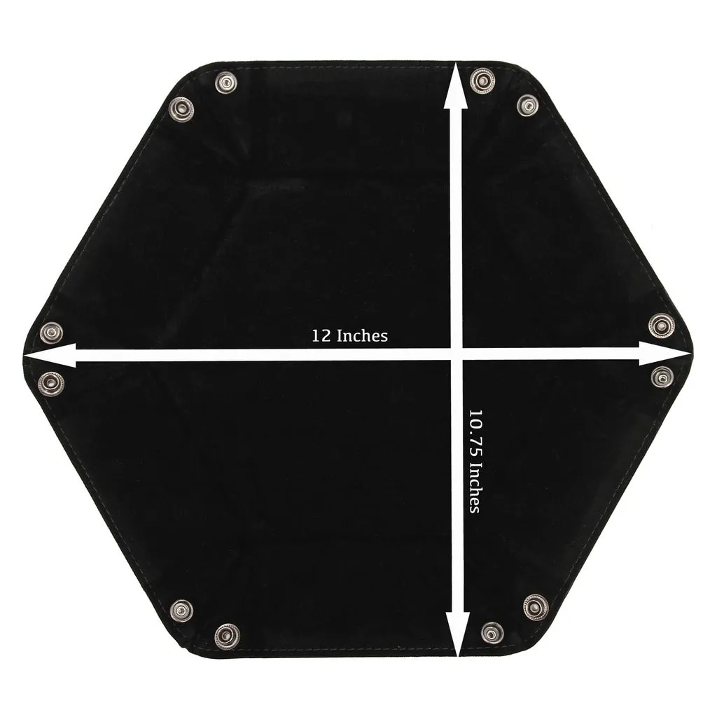Hexagon Snap Folding Dice Tray