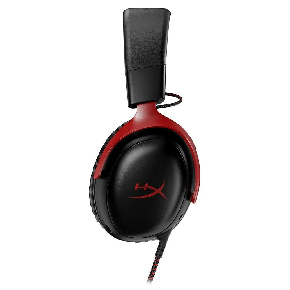 HP HyperX Cloud III Over-Ear Gaming Headset - Black & Red | 727A9AA