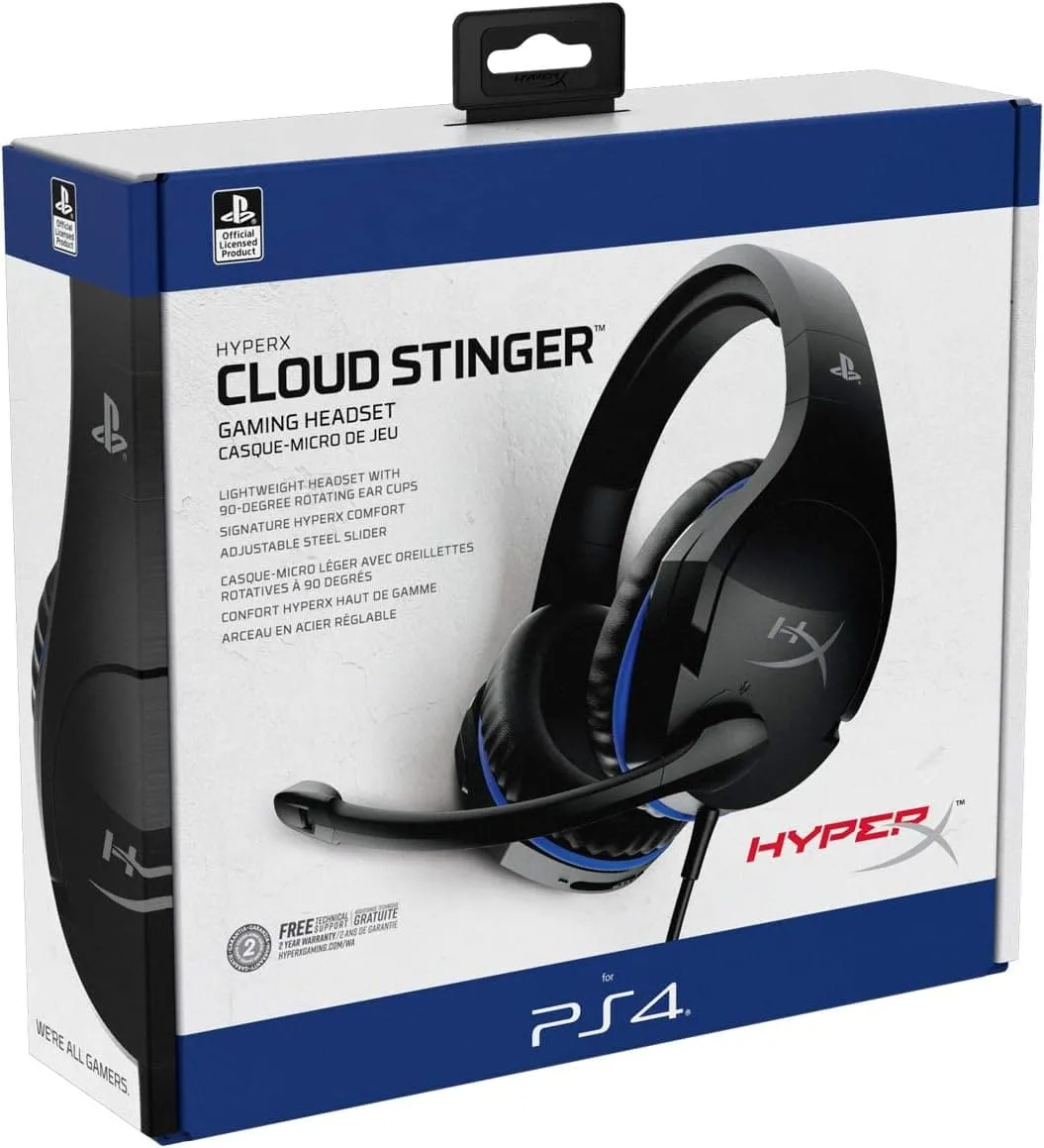 HyperX Cloud Stinger – Gaming Headset - Black-Blue