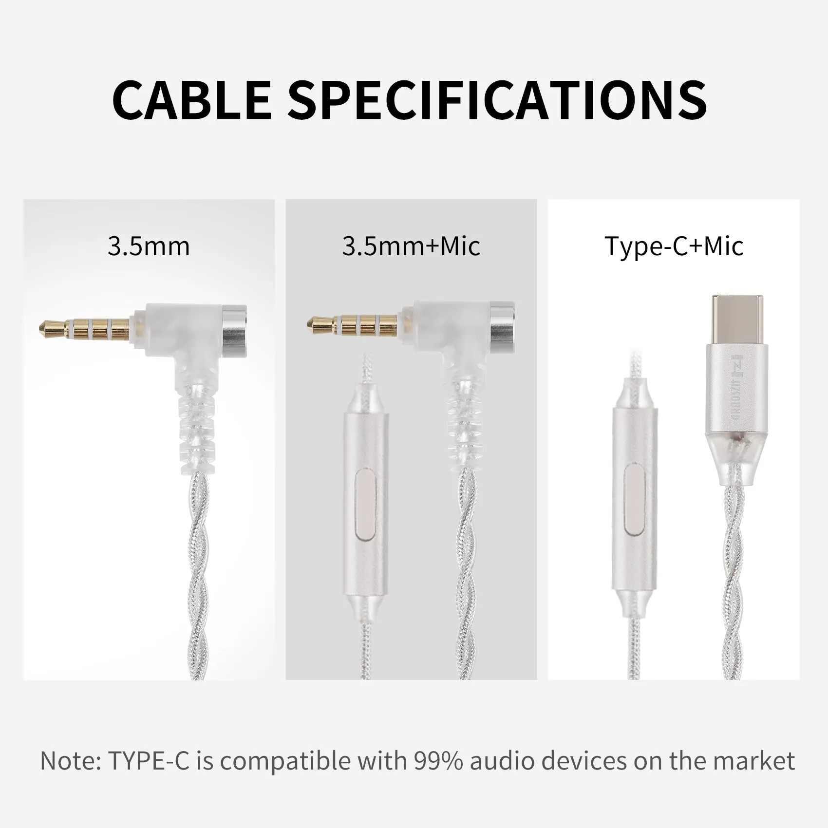 【HZSOUND White Snow】 In-ear Earphones IEM Headphones Born for music and gaming Professional Tuning Headsets