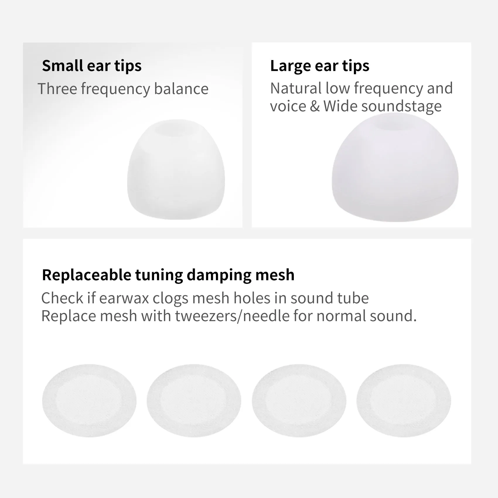 【HZSOUND White Snow】 In-ear Earphones IEM Headphones Born for music and gaming Professional Tuning Headsets