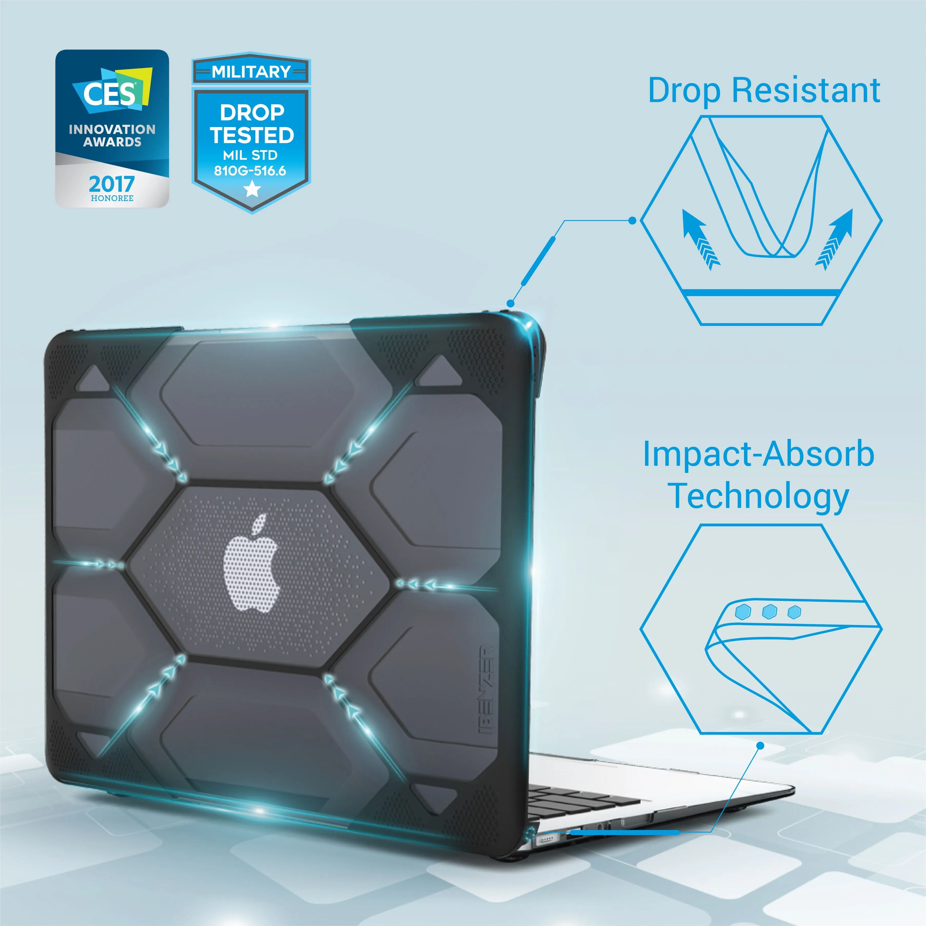 iBenzer Hexpact MacBook Case
