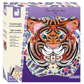 Janod Tiger Trophy Glitter And Sequins - Multicolour