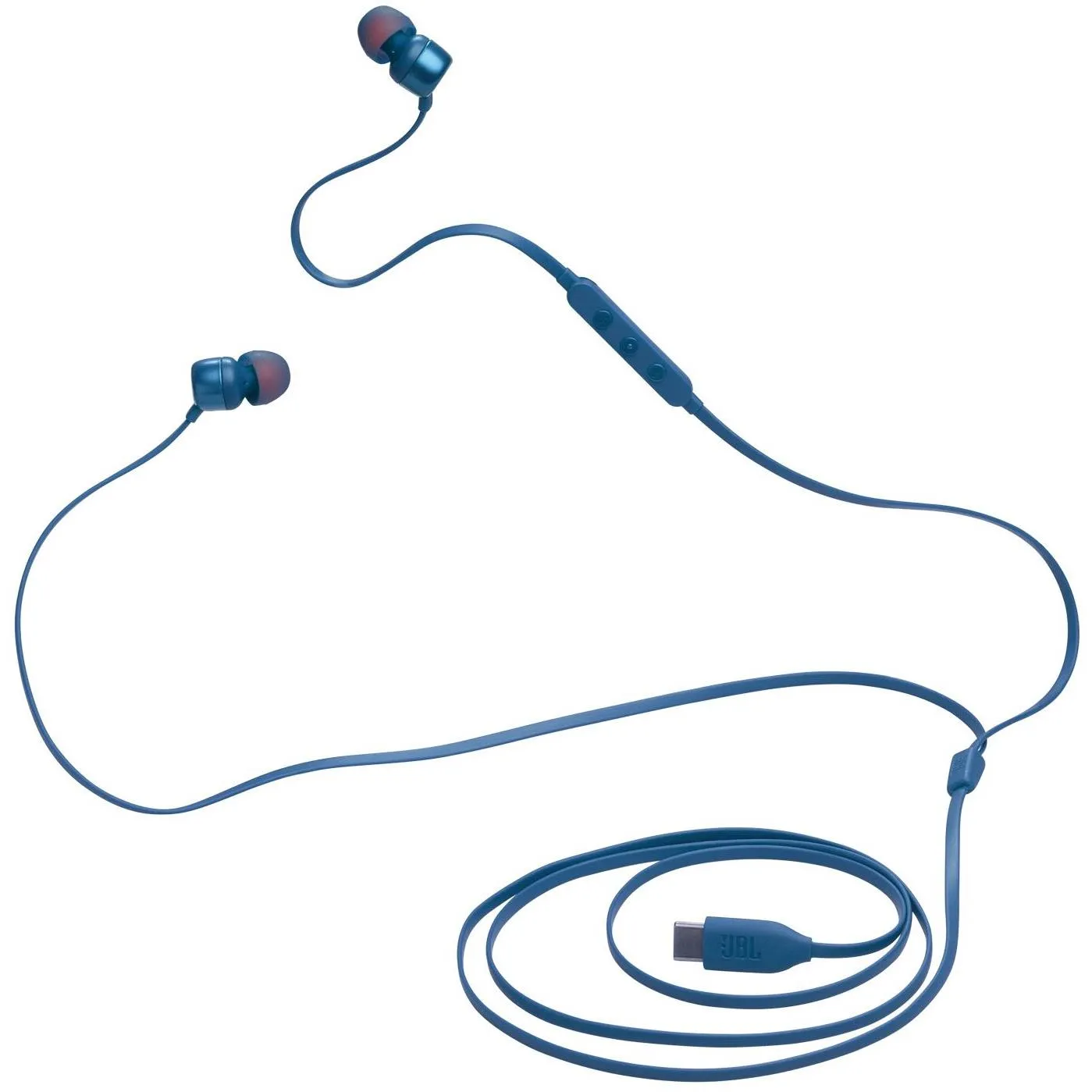 JBL Tune 310C USB-C Wired In-Ear Headphones (Blue)