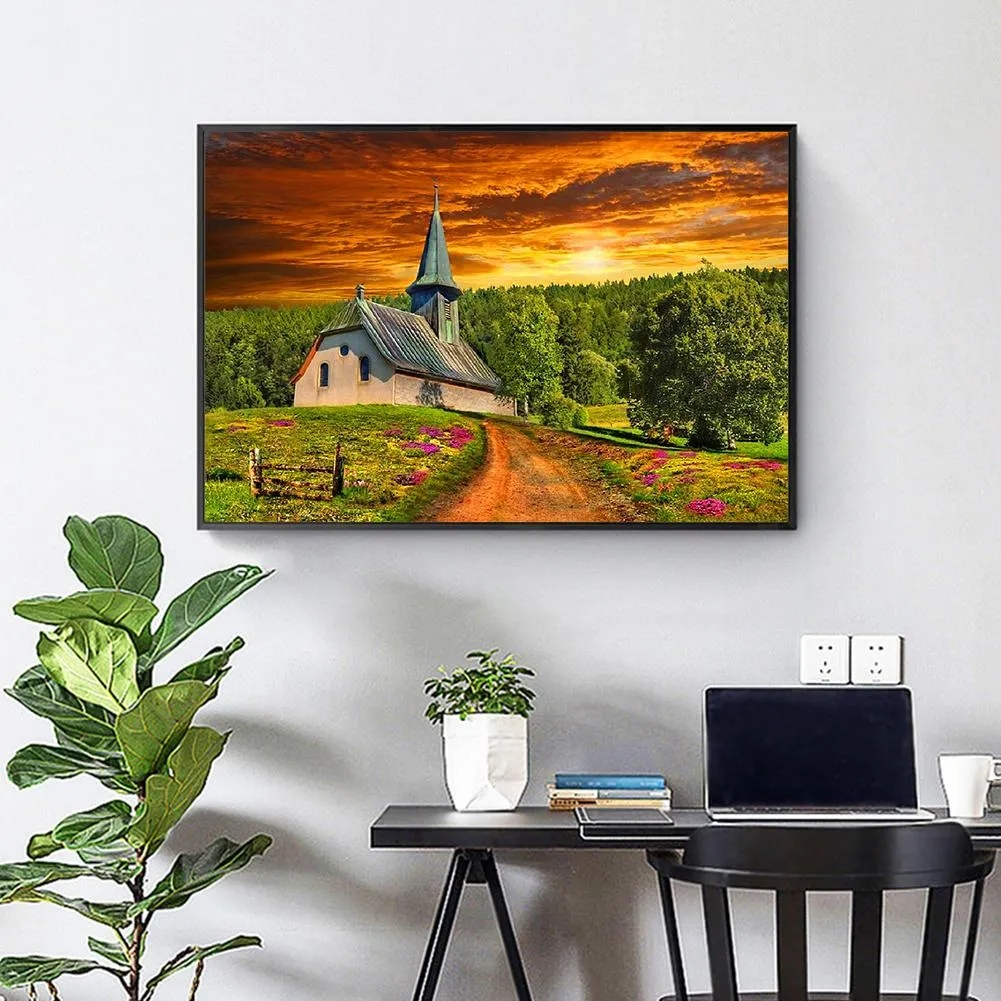 Landscape  - Full Round Diamond - 40x30CM