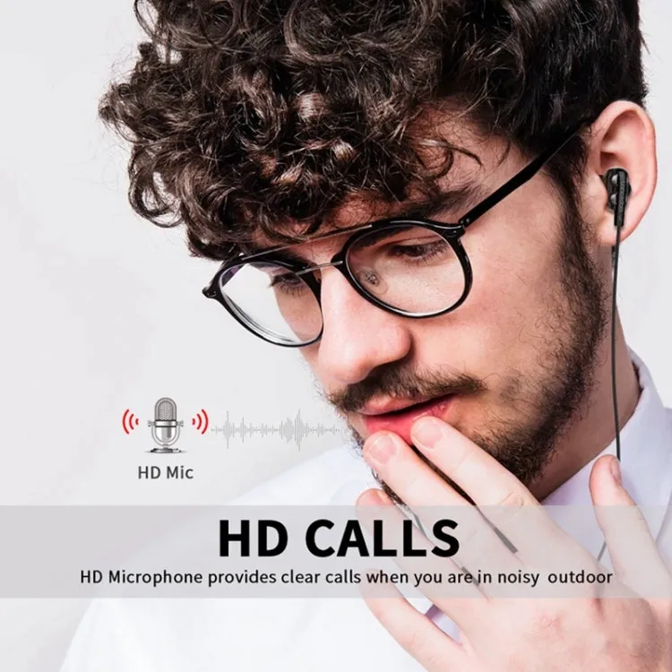 Langsdom Premium Dual Coil Wheat Headset with Integrated Microphone