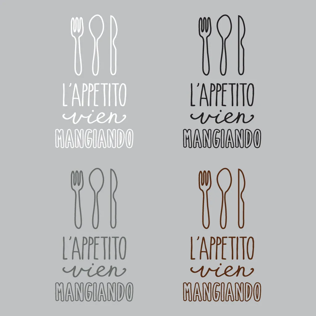 L'appetito vien mangiando
