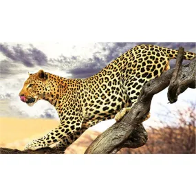 Leopard - Full Round Diamond Painting(70*40cm)