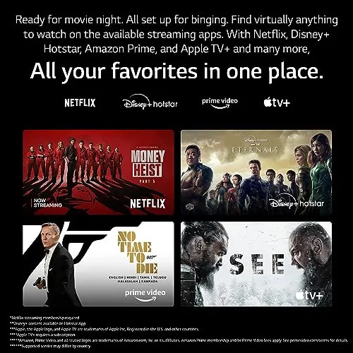 LG 121 cm (48 Inches) 4K Ultra HD Smart OLED TV 48C2PSA (Black)
