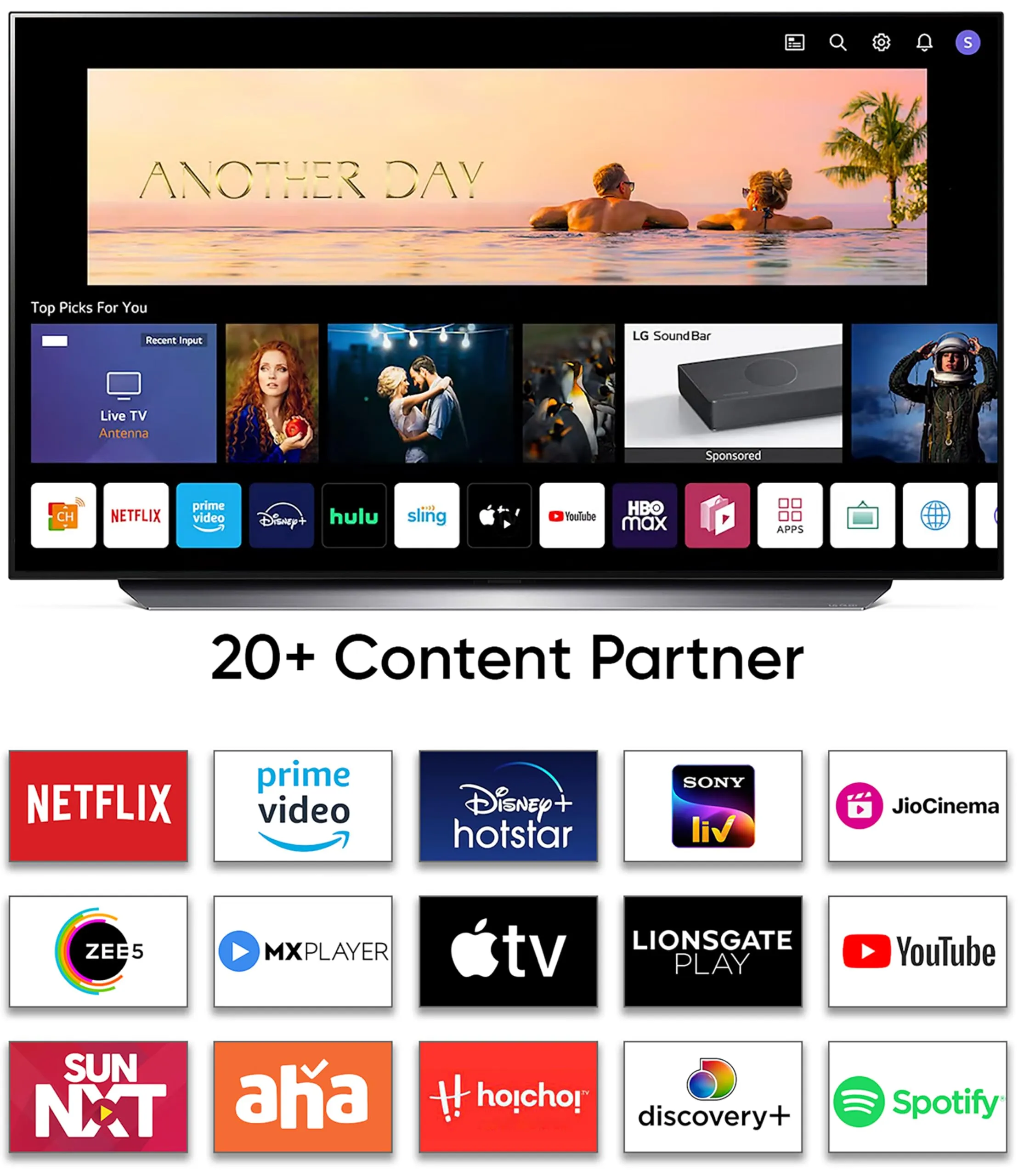 LG 121 cm (48 Inches) 4K Ultra HD Smart OLED TV 48C2PSA (Black)