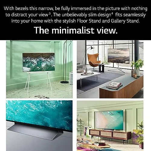 LG 121 cm (48 Inches) 4K Ultra HD Smart OLED TV 48C2PSA (Black)