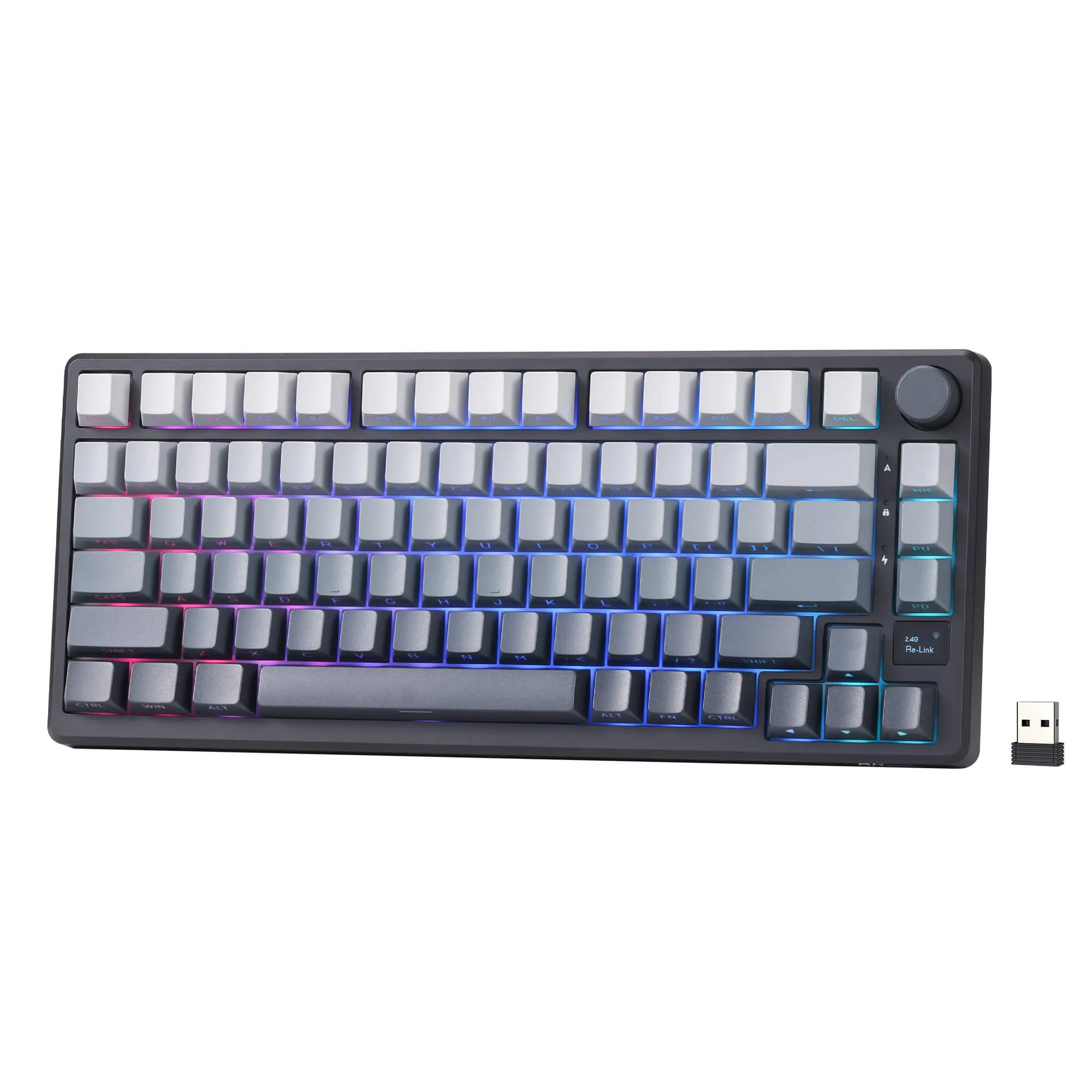 M75 75% Wireless Gaming Keyboard （Side Printed PBT Keycaps）