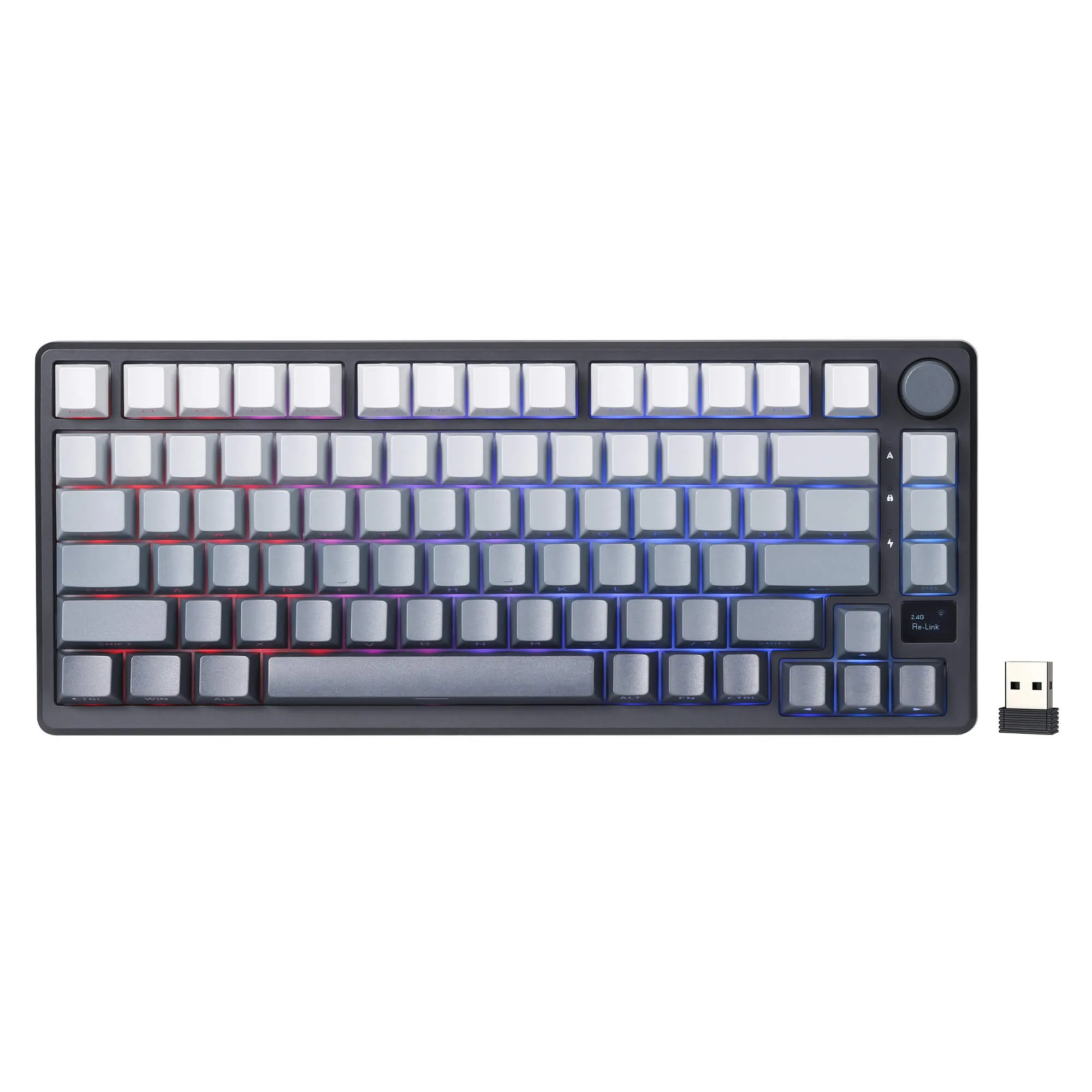 M75 75% Wireless Gaming Keyboard （Side Printed PBT Keycaps）