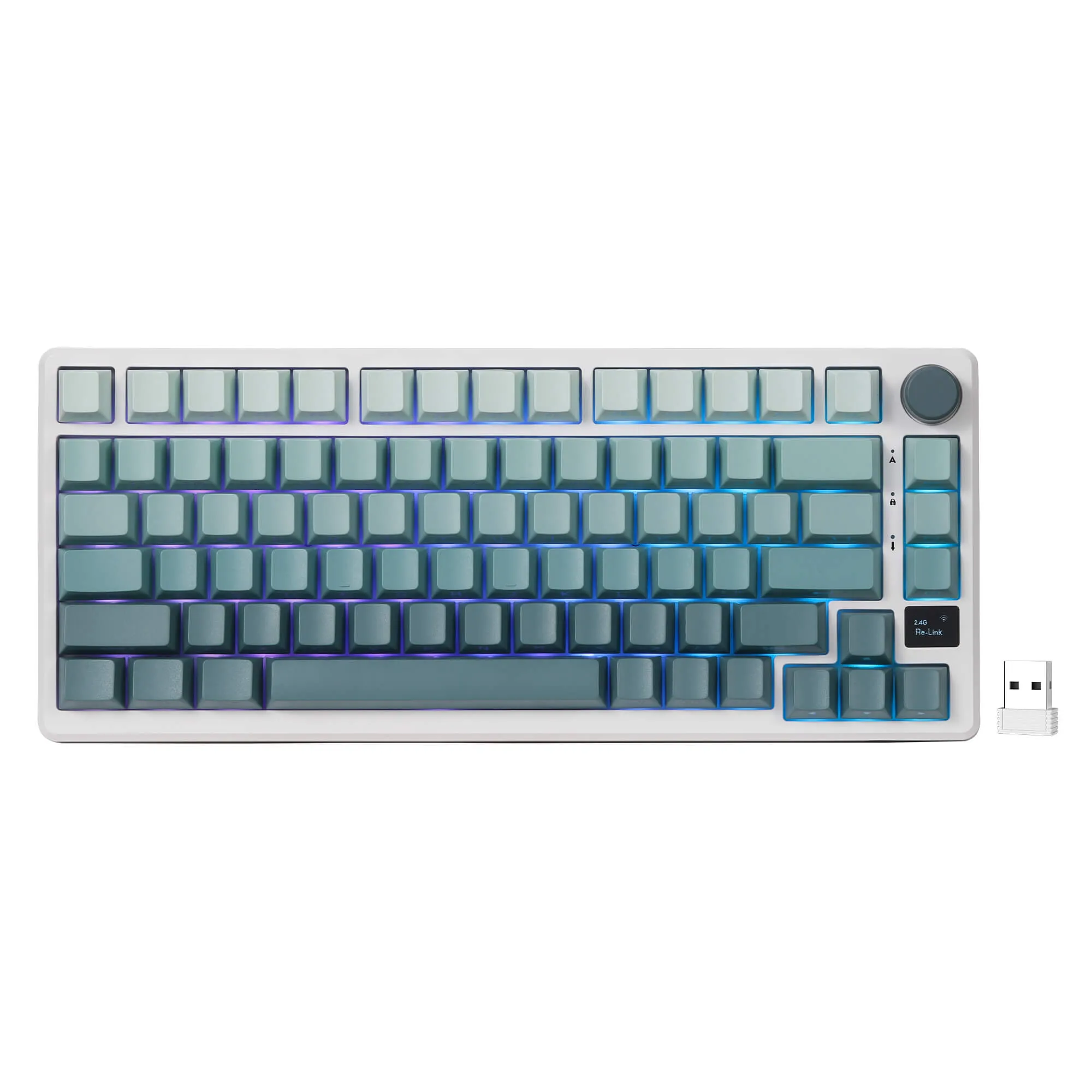 M75 75% Wireless Gaming Keyboard （Side Printed PBT Keycaps）