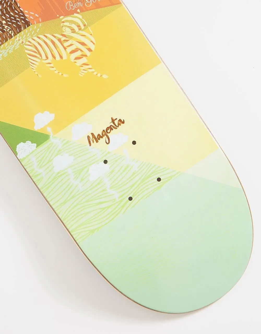 Magenta Gore Sleep Skateboard Deck - 8.5"