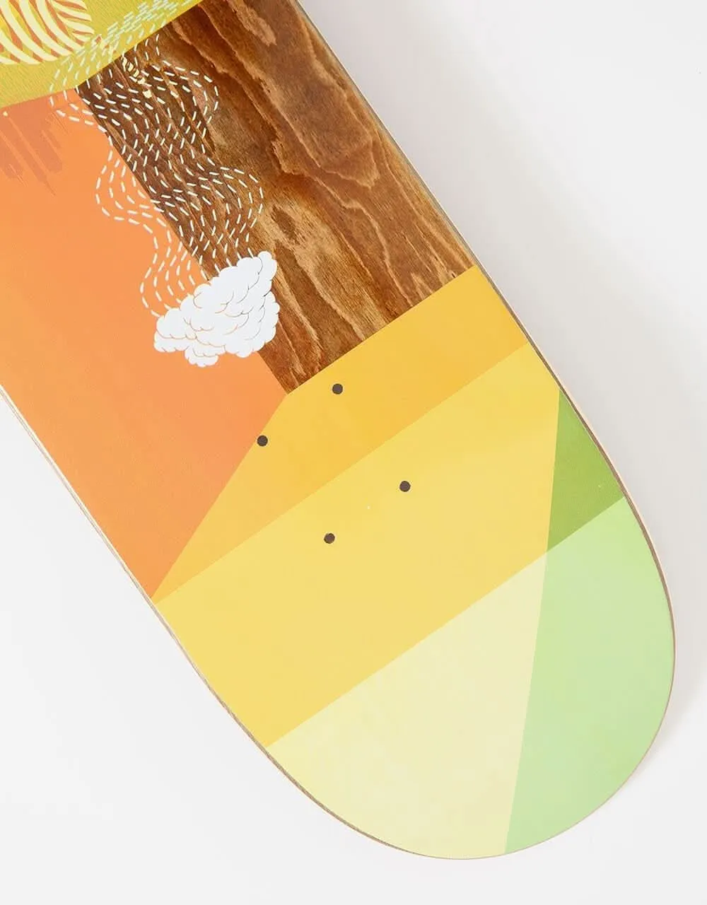 Magenta Gore Sleep Skateboard Deck - 8.5"