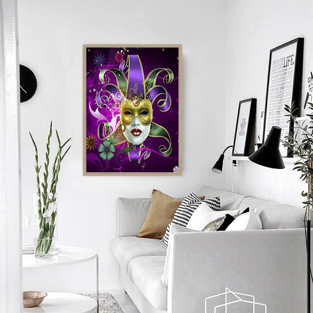 Mask  - Full Round Diamond - 30x40CM