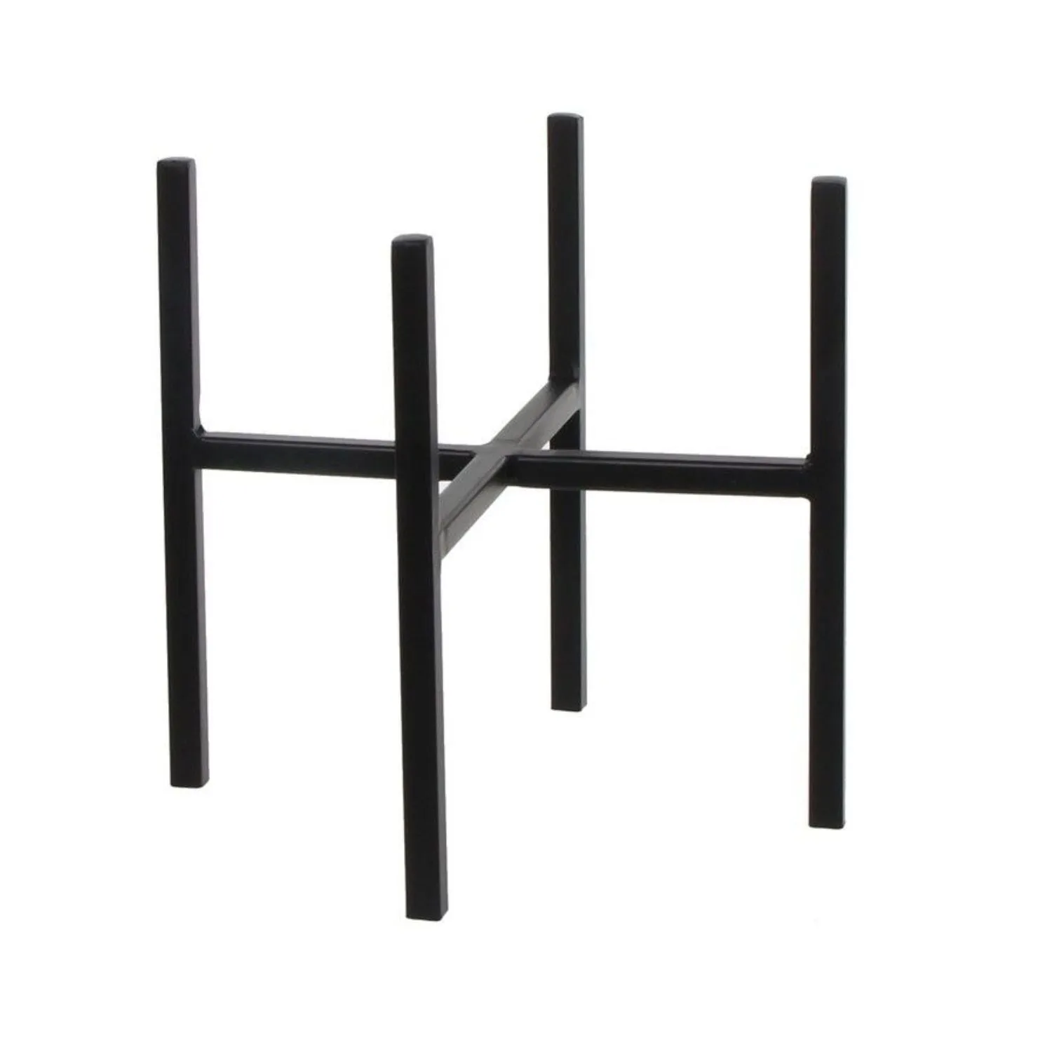Mica Decorations 24cm Black Ascot Plant Stand