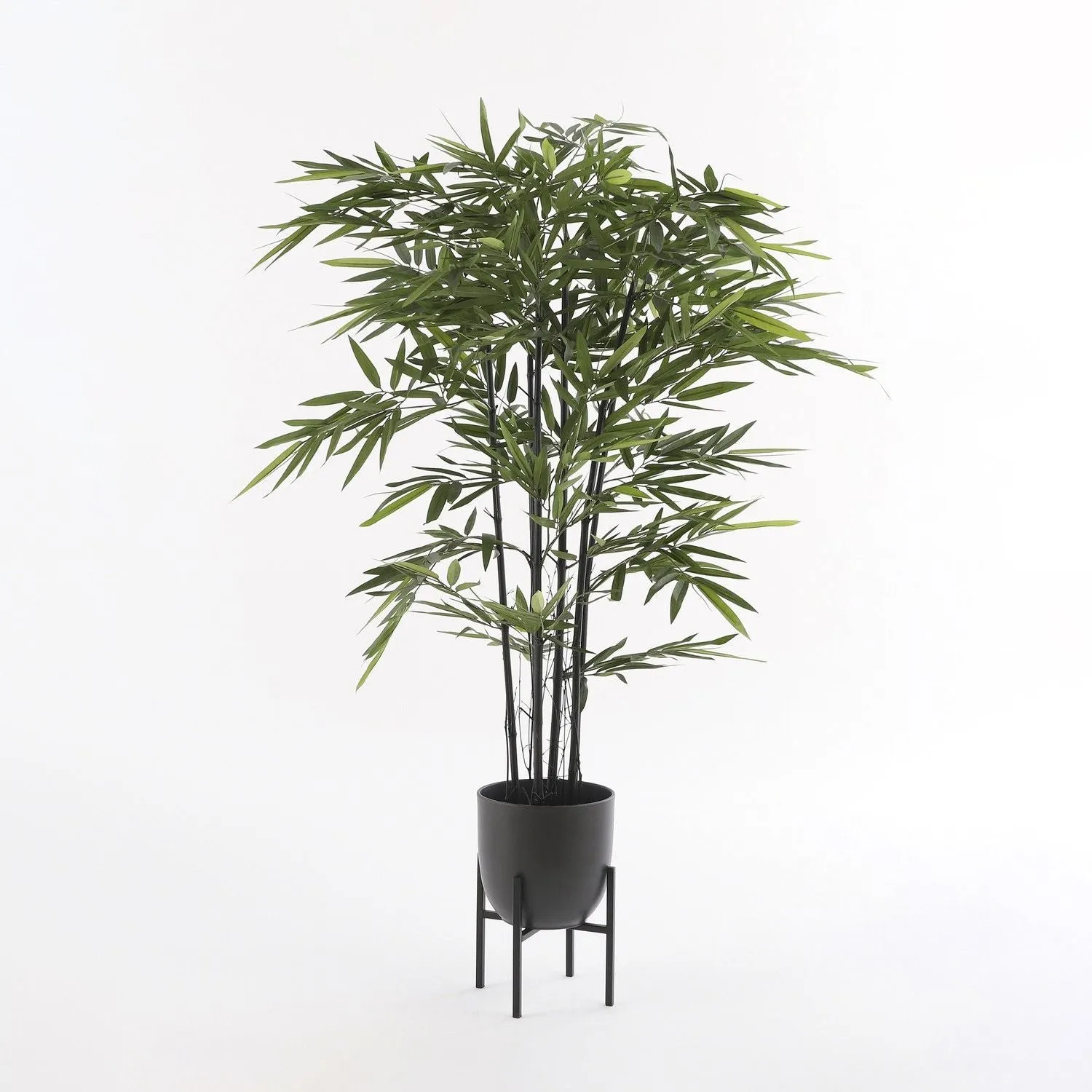 Mica Decorations 24cm Black Ascot Plant Stand