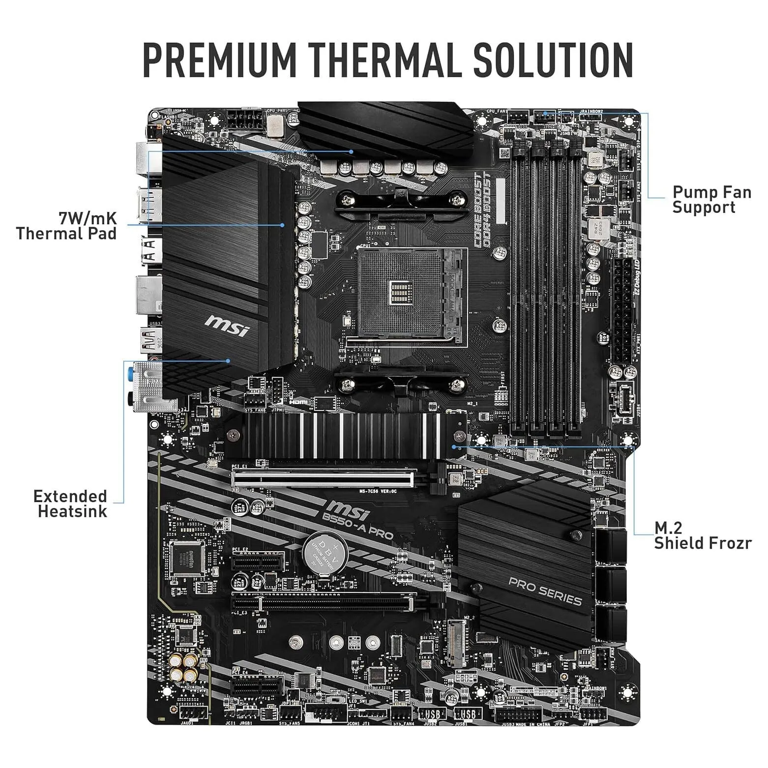 MSI B550-A PRO ProSeries Motherboard (Refurbished)