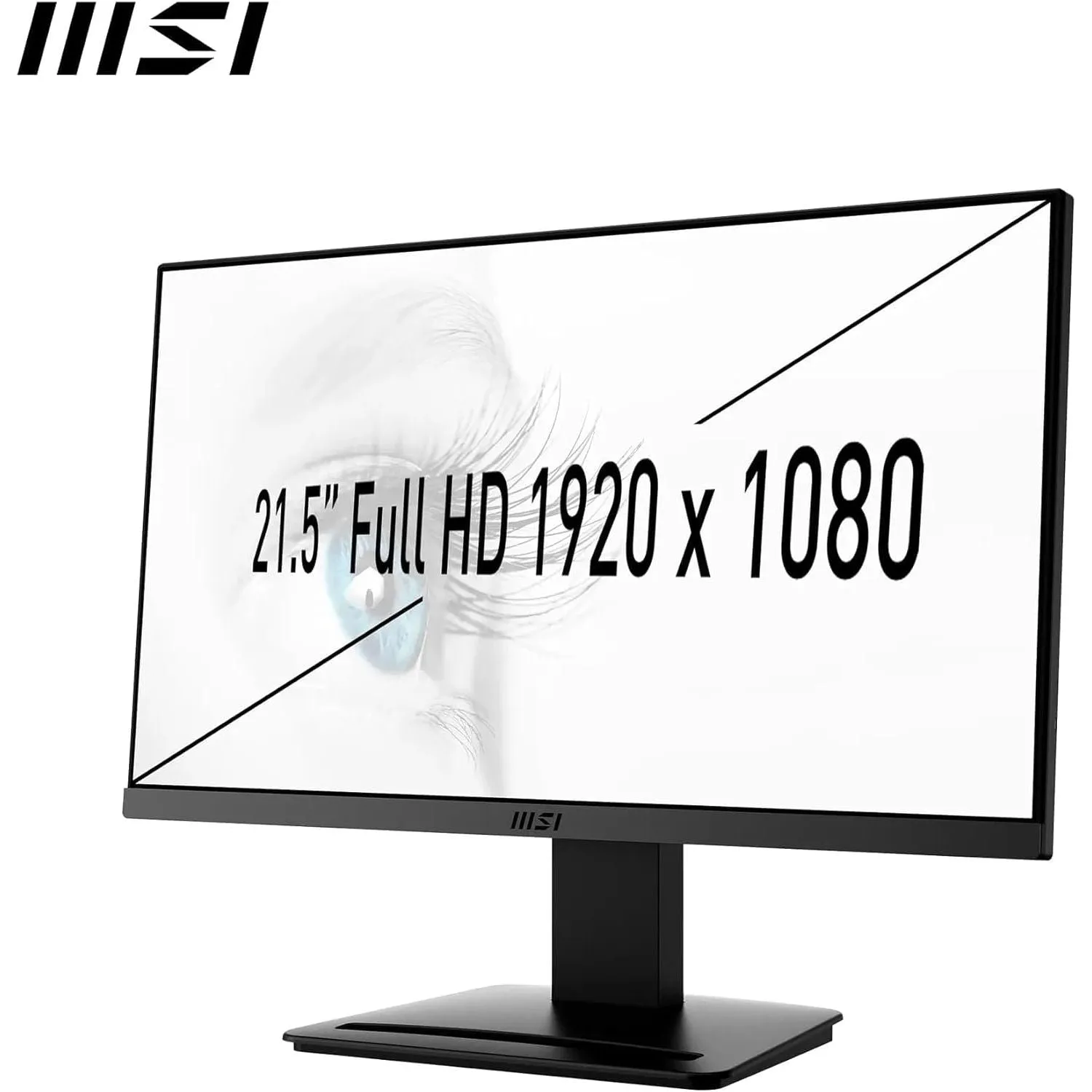 MSI PRO MP223 22.3" FHD 100Hz Monitor, VA, 4ms, FreeSync, HDMI/VGA, Anti-Glare, TÜV Certified
